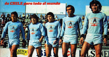 El plantel que defendió la casaquilla celeste en la Copa Libertadores a finales de los '70.