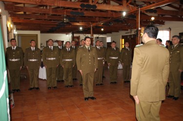 Los uniformados fueron ascendidos este fin de semana.