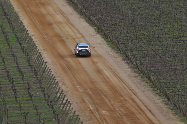 En la Viña Santa Cruz se corrieron dos primes del RallyMobil. 