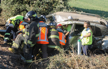 Una de las víctimas fatales se registró en un volcamiento en la Ruta 90.