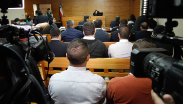 Este jueves fueron formalizados los gendarmes en el Tribunal de Rancagua.