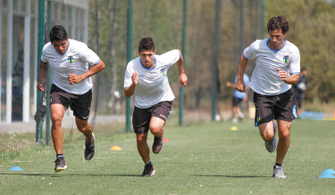 Calandria retomó los entrenamientos con el primer equipo después de seis meses. 