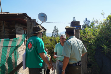 Vecinos de San Fernando y Machalí recibieron información sobre incendios forestales. 