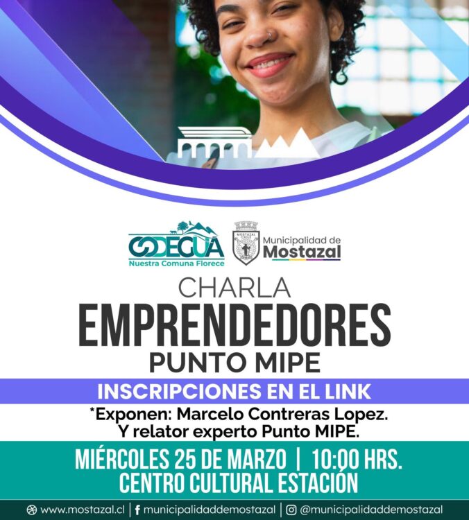 Mostazal fortalece el emprendimiento local con charla junto a Sercotec