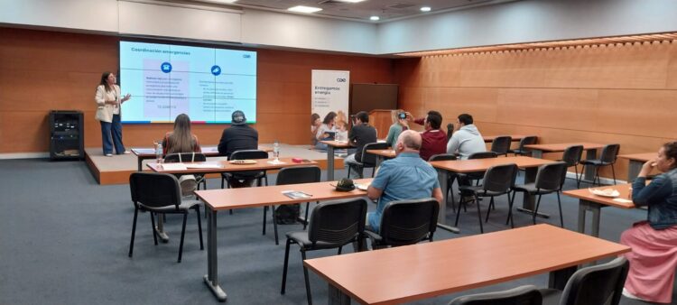 CGE realiza capacitación sobre riesgos eléctricos y coordinación en emergencias a municipalidades de Codegua y Rengo