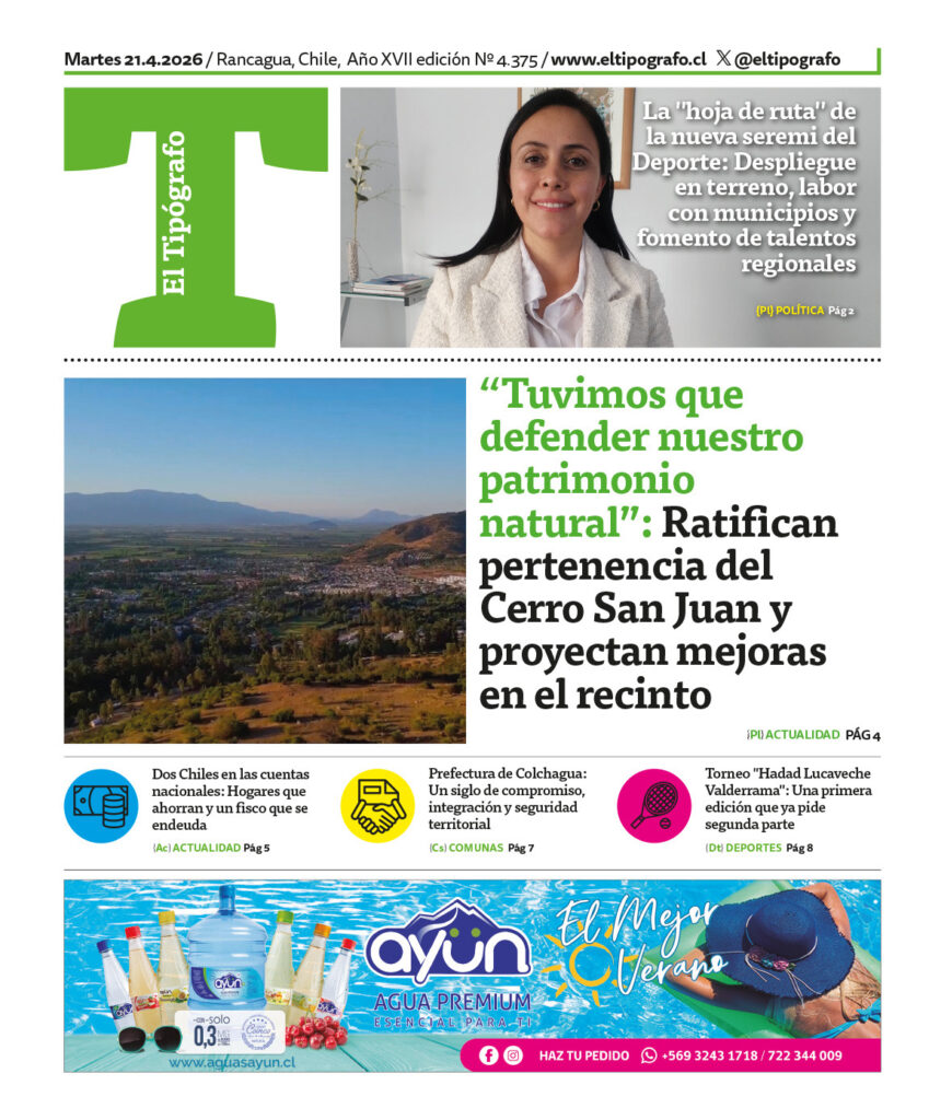 Revisa la edición de El Tipógrafo de este martes 21 de abril