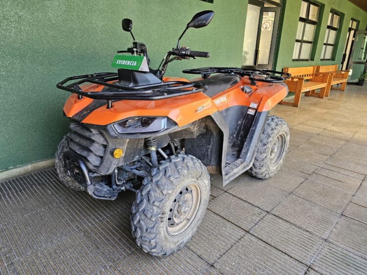 Recuperan cuadrimoto robada en Codegua y detienen a un hombre por receptación