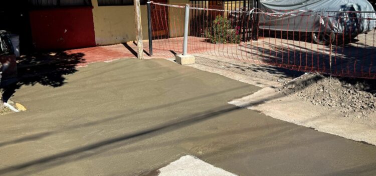 Nancagua: Realizan trabajos de pavimentación en pasaje tras reparación de alcantarillado