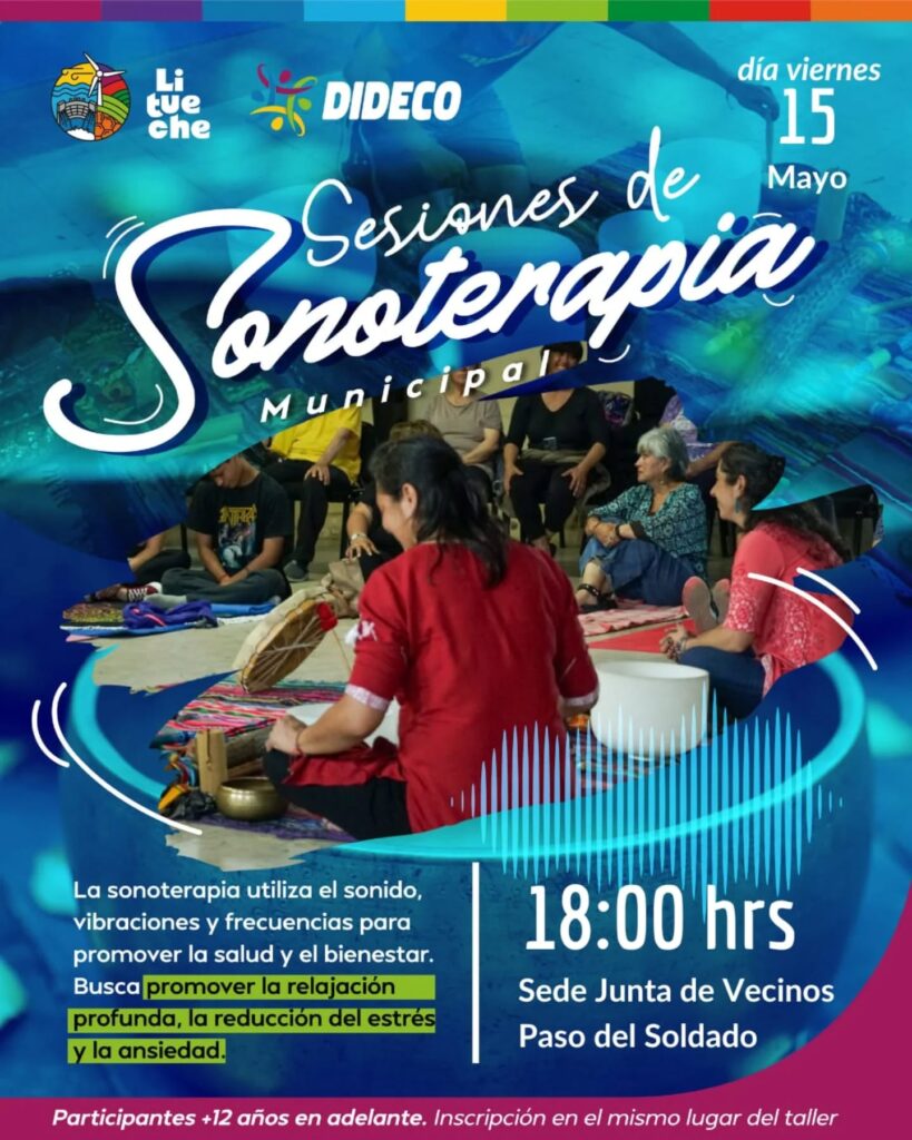 Bienestar y calma: vuelve la Sonoterapia Municipal en Litueche