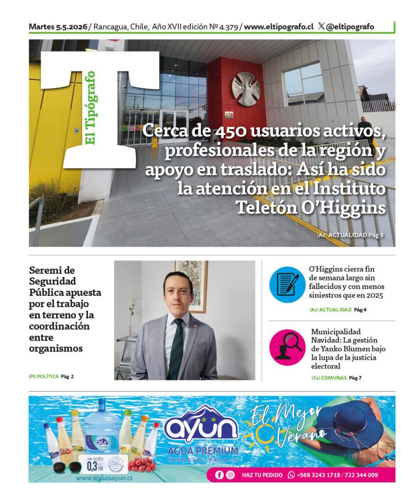 Revisa la edición de El Tipógrafo de este martes 5 de mayo