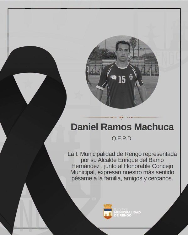 Rengo despide a histórico capitán de Deportes Rengo y referente del fútbol local