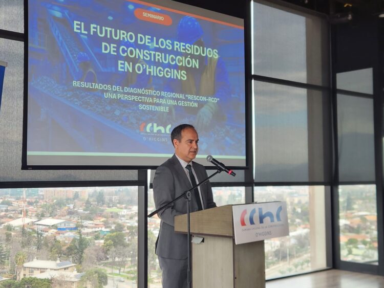 Cámara Chilena de la Construcción O´Higgins presenta diagnóstico regional de residuos de construcción y demolición